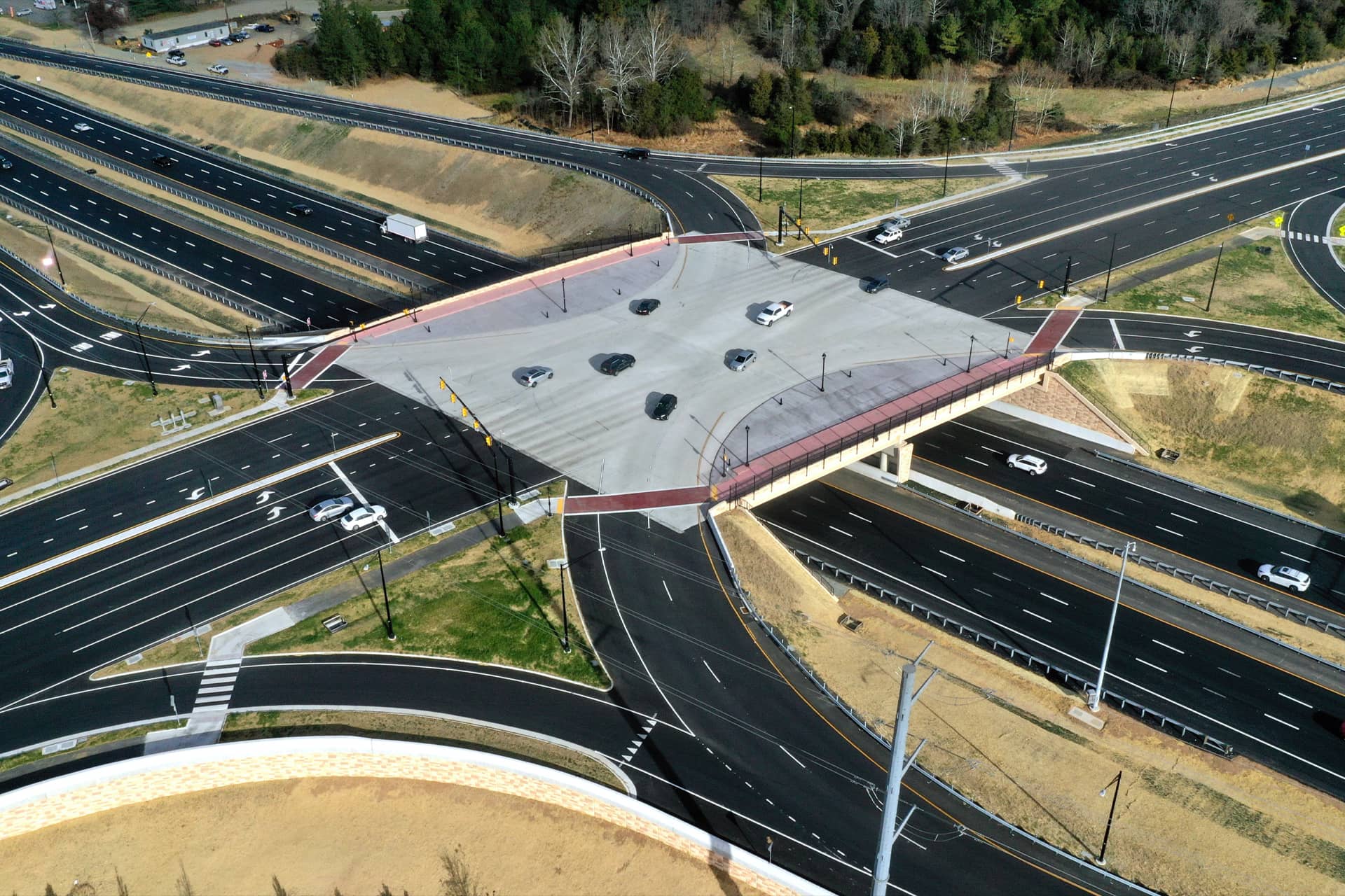 2022 EEA Honor Award Winning Project the Route 7 and Battlefield Parkway Interchange